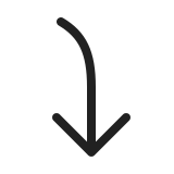 ic_fluent_arrow_curve_down_right_regular