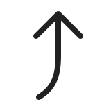 ic_fluent_arrow_curve_up_right_regular